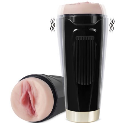 Davina Masturbation Cup with Dual Vibrating Bullets