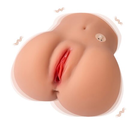 Roberta Vibrating TPR Sex Torso Butt “Tanned”